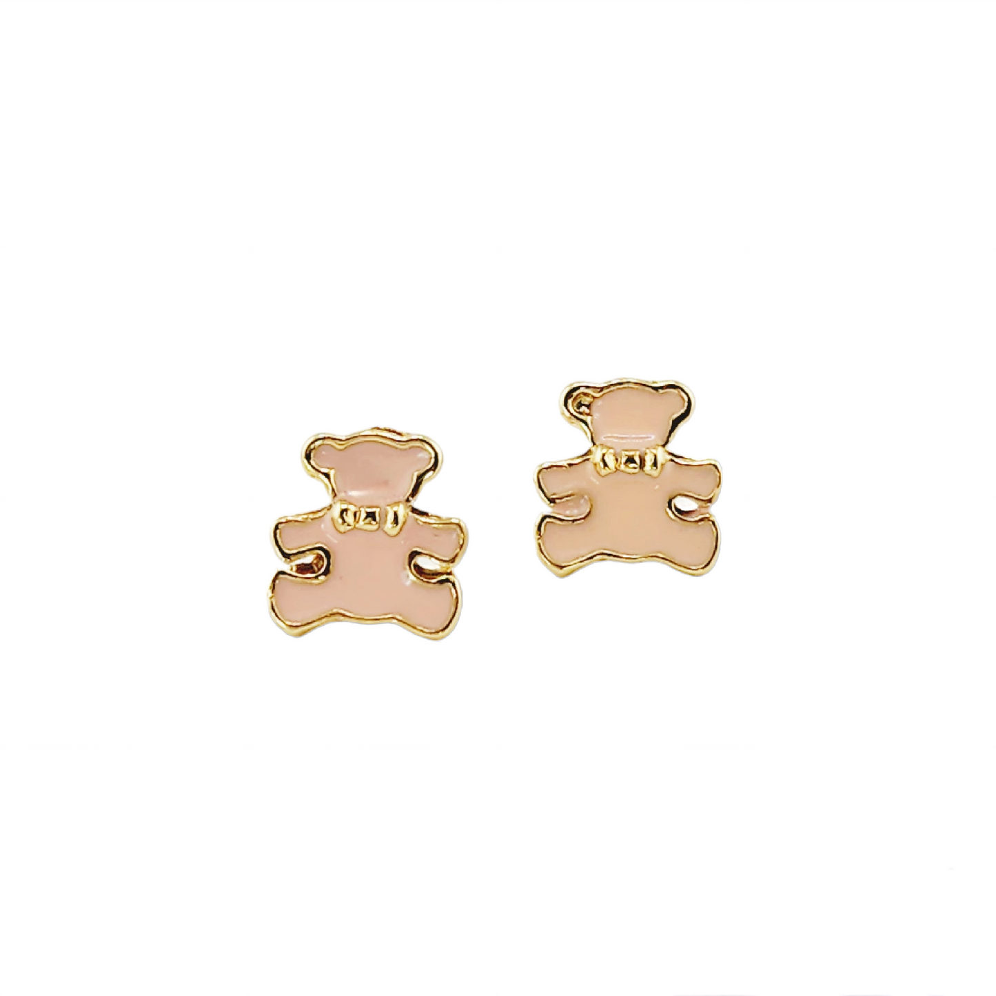 Blush Bear Earrings