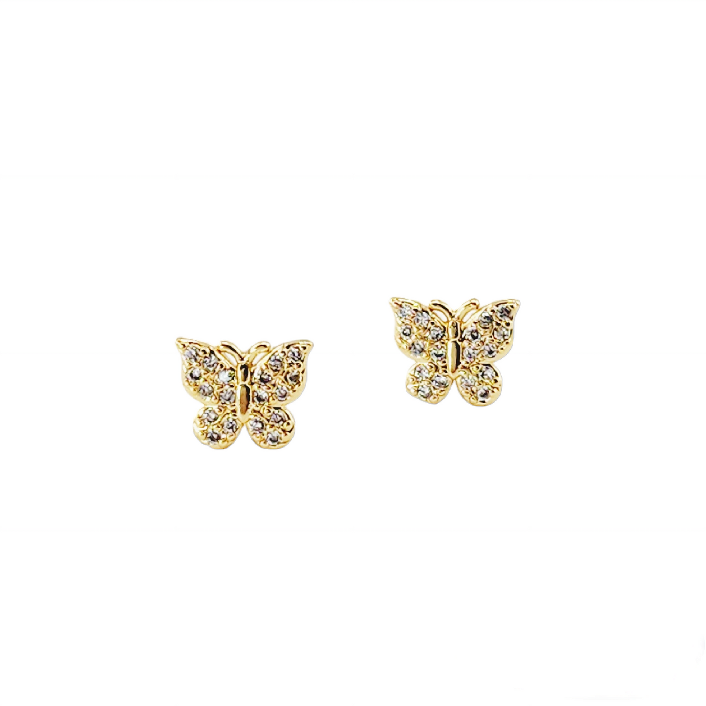 Butterfly Pave Earrings